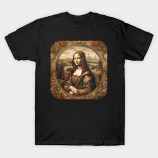 Art Nouveau Mona Lisa T-Shirt